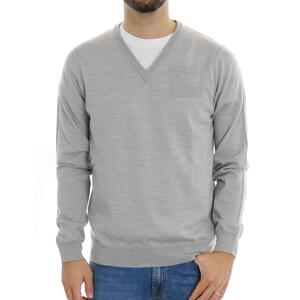 MAGLIA SCOLLO V GRIGIO